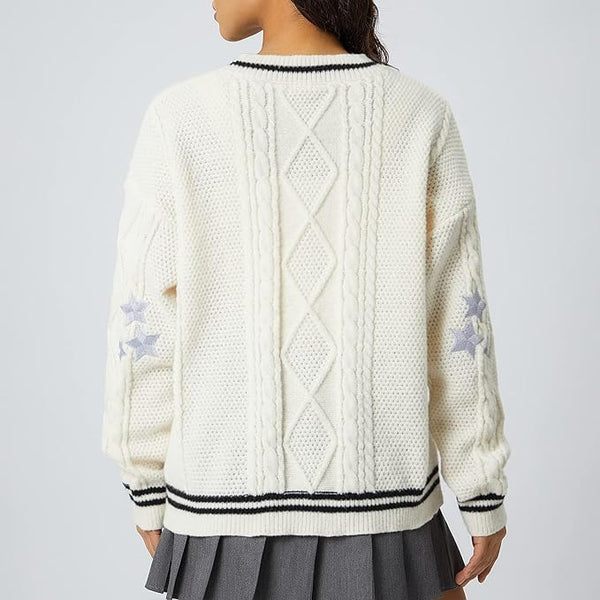 Folklore Taylor Swift’s Vintage Long-Sleeve Knitted Cardigan