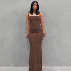Satin Slip Sleeveless Maxi Dress: Elegant, Sexy, and Stylish Summer Bodycon Outfit for Women | Perfect for Birthday Parties, Clubbing, and Sundresses