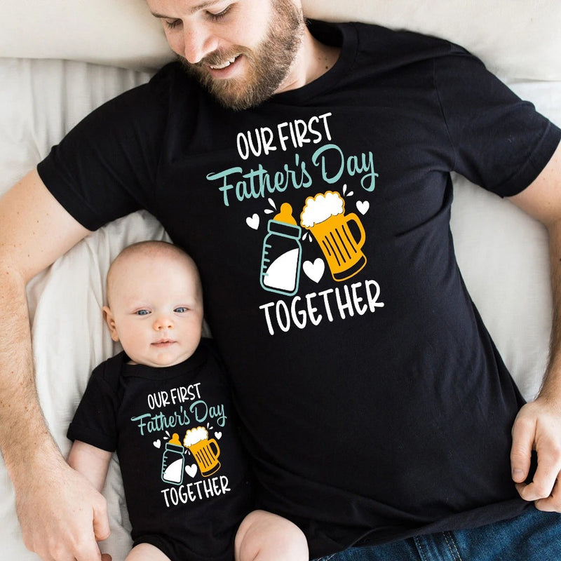 Stylish Daddy Baby Family Matching Holiday Party Outfits for Dads, Boys, and Girls