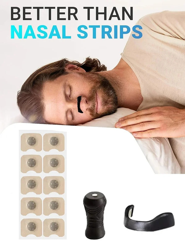 Intake Breathing Nasal Strip Starter Kit – Skin-Safe Magnetic Nose Strips to Boost Oxygen, Improve Sleep, and Reduce Snoring