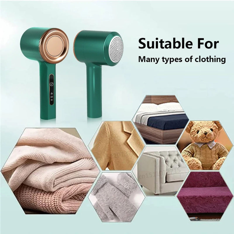 Rechargeable Lint Remover Sweater Defuzzer Lints Fuzzs Pills Pilling Trimmer for Clothes and Furniture